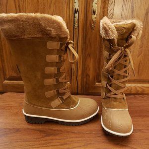 Comfort Veiw Wide Calf Suede Boots! NWOT!